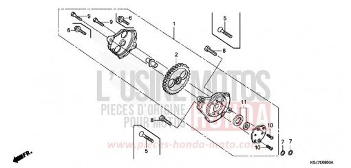POMPE A HUILE CRF100FD de 2013